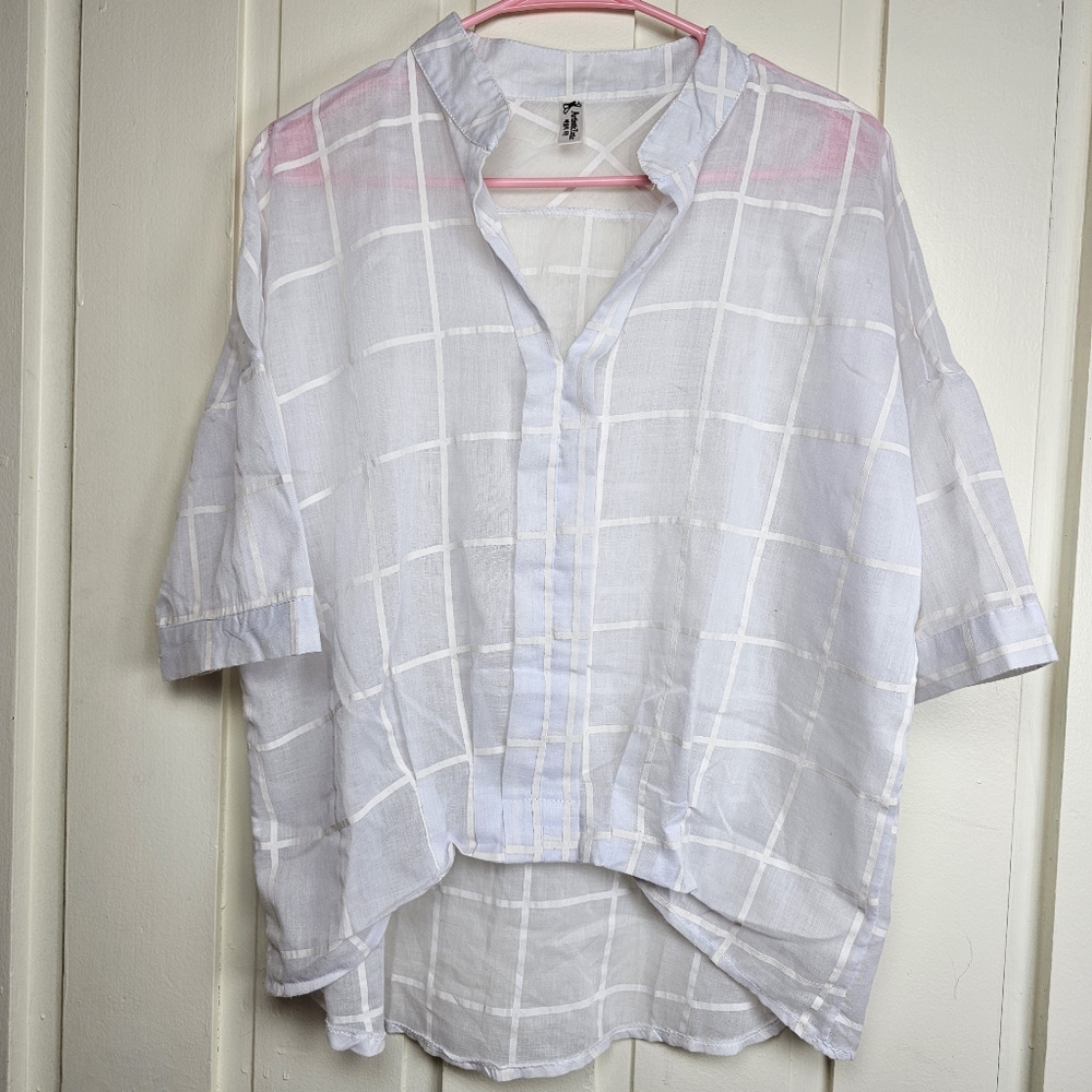 Women's size Small sheer blouse